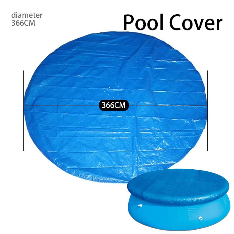 Swimming Pool Cover  Pool Ground Cloth Waterproof PE Foldable Inflatable for Above Ground Pool Family Pools Outdoor Paddling