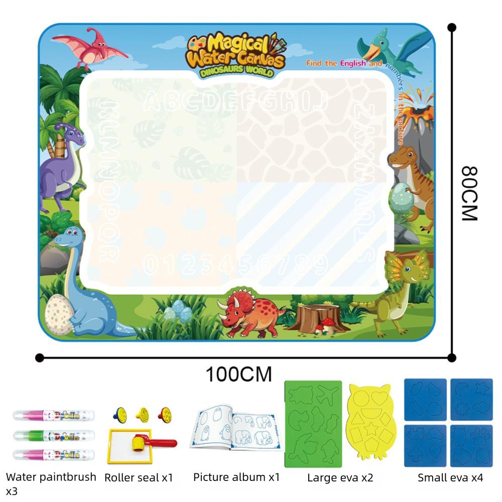 Alfombrilla Mágica para Dibujar con Agua Extra Grande Set de Juguetes para Garabatear con Agua Pizarra Juguetes Educativos para Niños Regalo para Niños Múltiples Tamaños