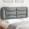 Vidaxl Headboard Cushion, Light Grey, 140 Cm, Fabric