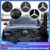 ABS Chrome Silver Glossy Black Star Front Grille Decorative Badge OE Style Emblem For Mercedes Benz GLE350 GLE450 GLE53 GLE580