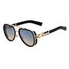 Retro Sunglasses Men'S High Sense Punk Style Sunglasses Sunscreen Full Frame Sunglasses