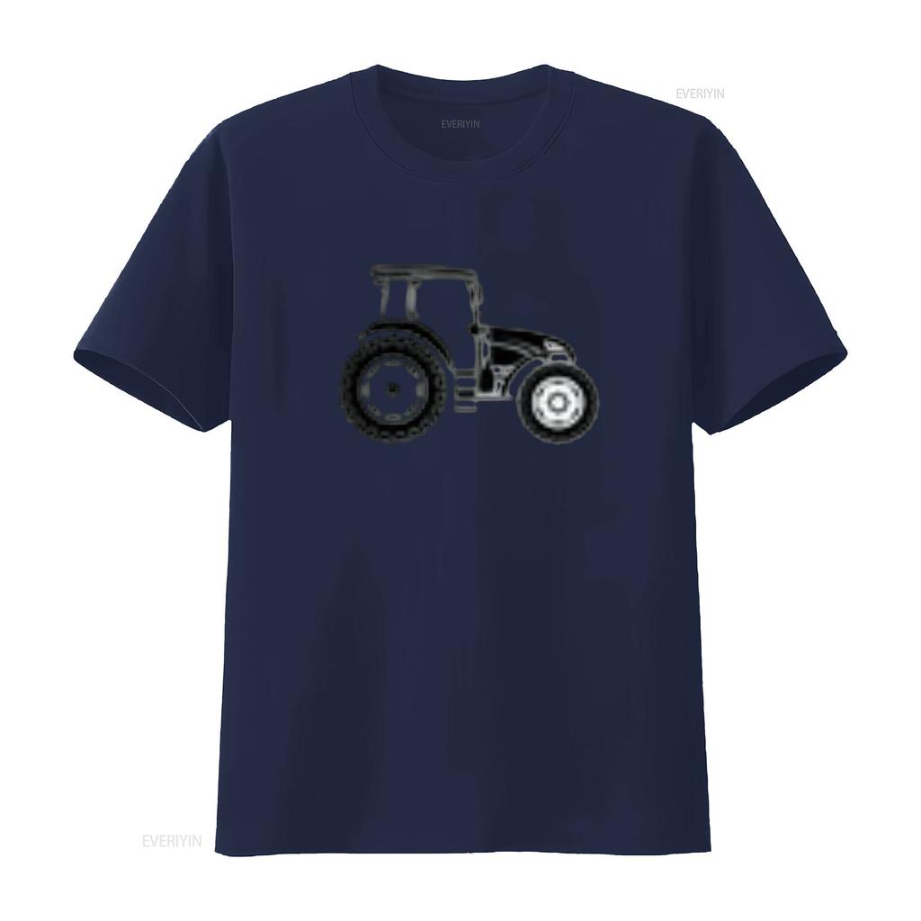THIS IS A TRACTOR Classic Womens T Shirt White vintage Washed Unisex Comfortable Stylish Soft Stretched Breathable