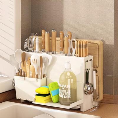 Magnetic Kitchen Knife and Utensil Organizer