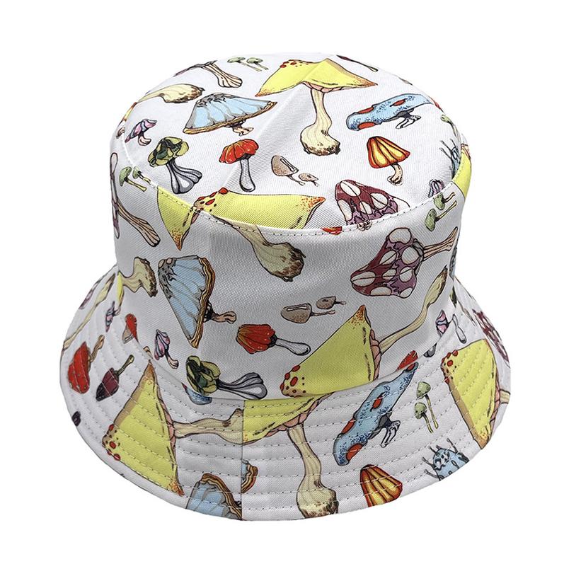 Bucket Hat Dyed Embossed Leisure and Sunshade Mushrooms Polyacetic Fiber Outdoors Top Styling Ski Bucket Hats High Quality