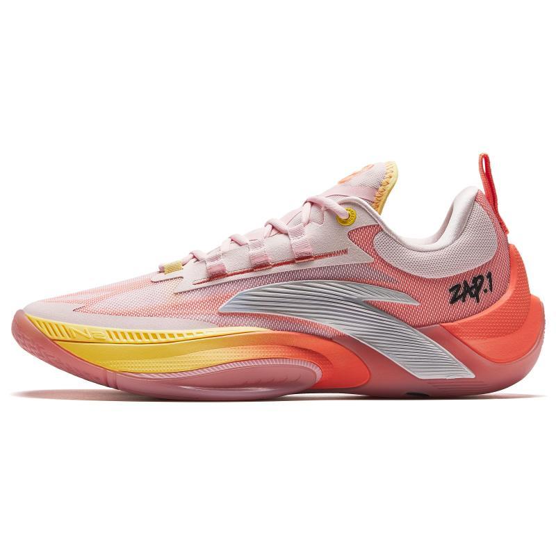 

Anta Zap 1 Honey Peach TPU Low top Basketball Shoes Men s Pink Sneakers 912411110Q-5 43 рожевий