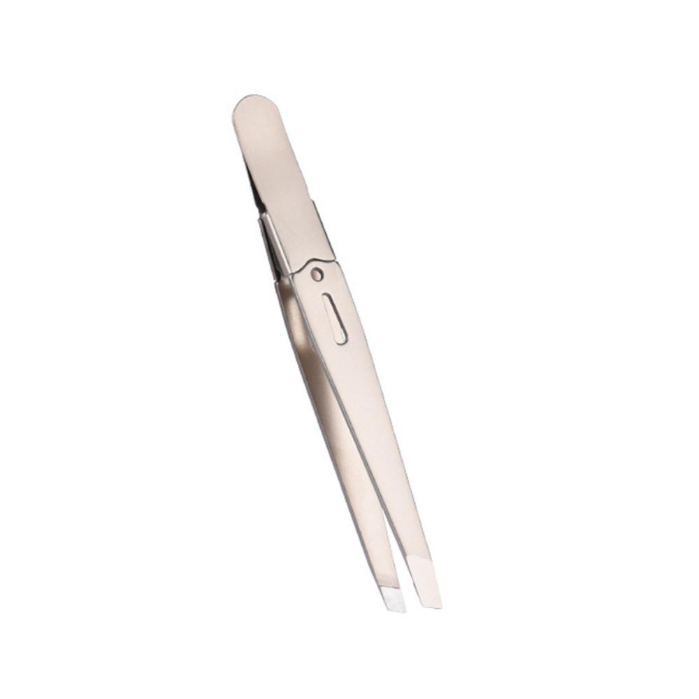 

2 шт. Цветные зажимы для наращивания ресниц из нержавеющей стали, зажимы для бровей, удаление, для женщин и мужчин шампанского