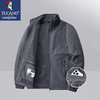 Men's Stand Collar Breathable Casual Jacket
