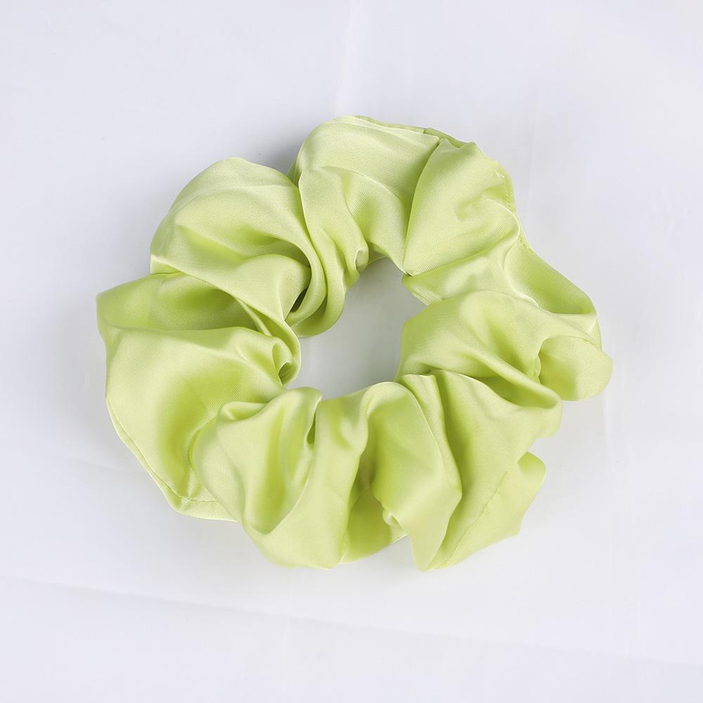 Silk Satin Scrunchies Elastic Hair Bands Women Girls Ponytail Holder Hair Ties Headbands High Quality Hair Accessories Fashion