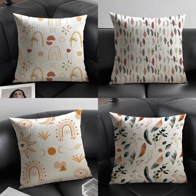 Abstract Boho Pattern Pillow Case Pattern Printed Pillowcase For Living Room Sofa Cushion Cover Bedroom Decor