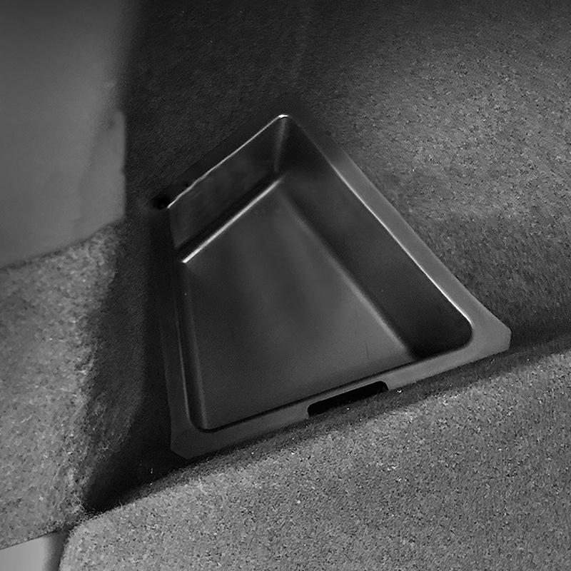 2024 New For Tesla Model Y Side Storage Box Of The Trunk Organize Pockets Gap Filler Car Interior Accessories