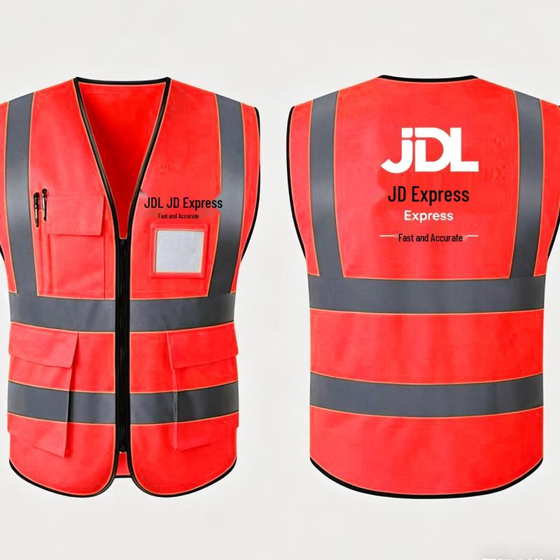 PERFEITO CRIATIVO JD Logistics Reflective Vest One Size