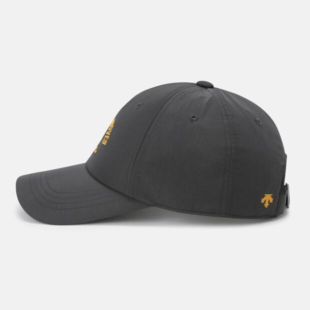 DESCENTE Nylon Ball Cap Dark Gray Sr323Ucp76