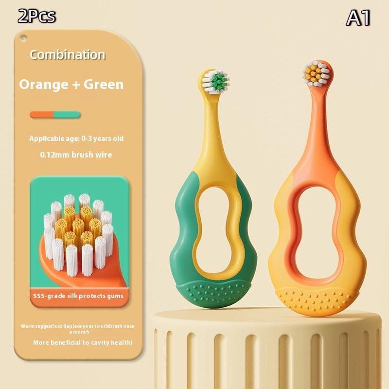 

Пошаговая антибактериальная чистка зубная щетка для детей мягкая зубная щетка для младенцев и малышей в возрасте 0-3-6-9-12 месяцев