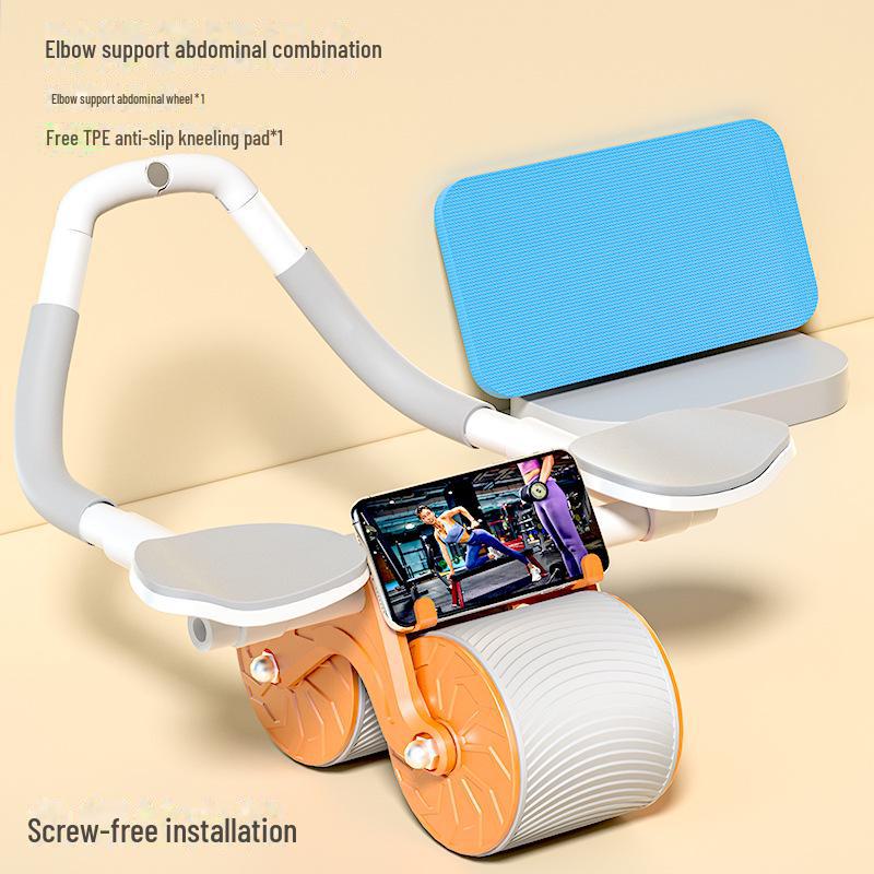 Automatic Rebound Abdominal Wheel Roller for Home Fitness