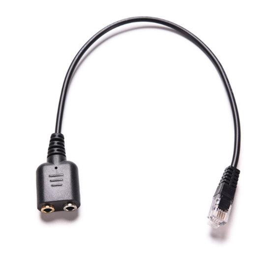 3,5mm na RJ9 Jack Adaptér PC Náhlavní souprava Audio Kabelový konvertor Telefonní Použití