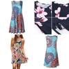 Women's Summer Boho Floral Tank Dress With Comfortable Loose Fit For Casual Beach Outings