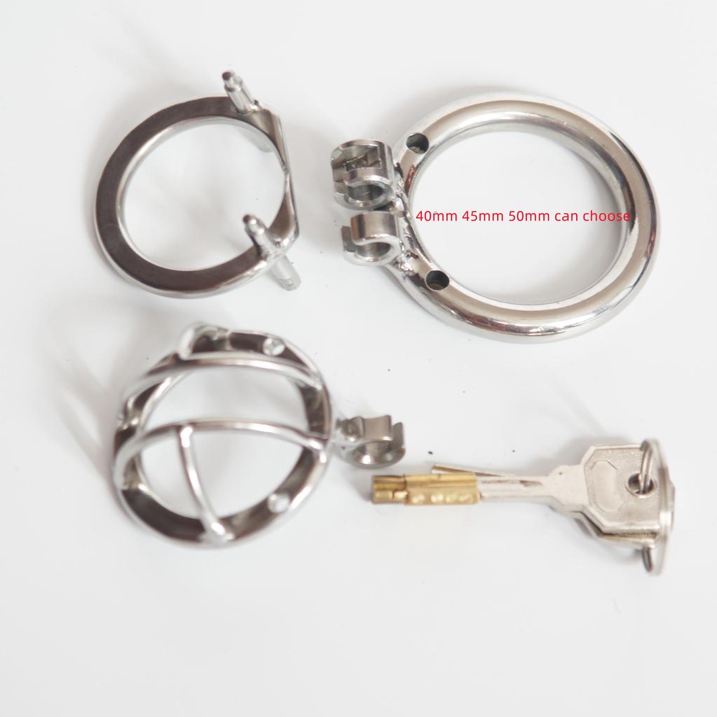 Ergonomic Stainless Steel Stealth Lock Male Chastity Device,Cock Cage,Penis Lock,Cock Ring,Chastity Belt, S075