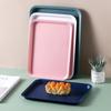 Rectangular Ins Style Plastic Tray for Tea, Water, and Fruit Cups