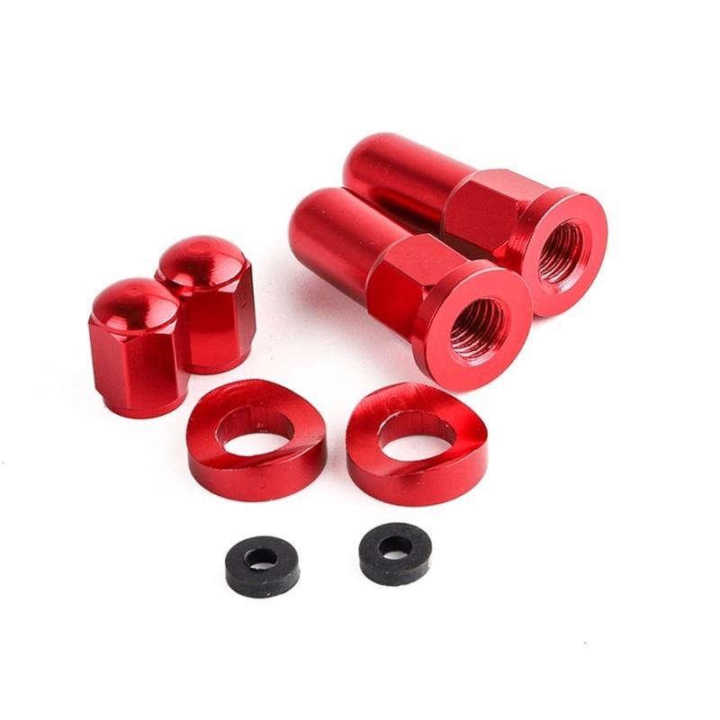Motorcycle Wheel Rims Locking Nuts Spacer Kit Metal Material Easy Installation Universal Fit For Various Bike Models