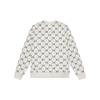 New MLB MONOGRAM Collection New York Yankees 24FW Crewneck Sweatshirt Unisex Cream 3AMTM1344-50CRD