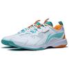 Li Ning Ace Badminton Shoes Unisex Low top White/Green/Orange AYTT001-2