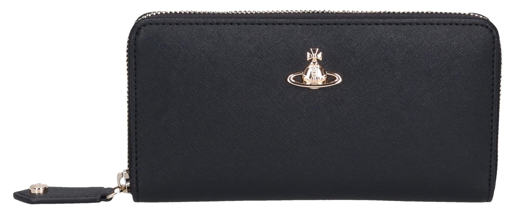 

Vivienne Westwood SAFFIANO BIOGREEN CL ZIP ROUND WALLET 5105005EU S000B N401 BLACK [Used] чорний