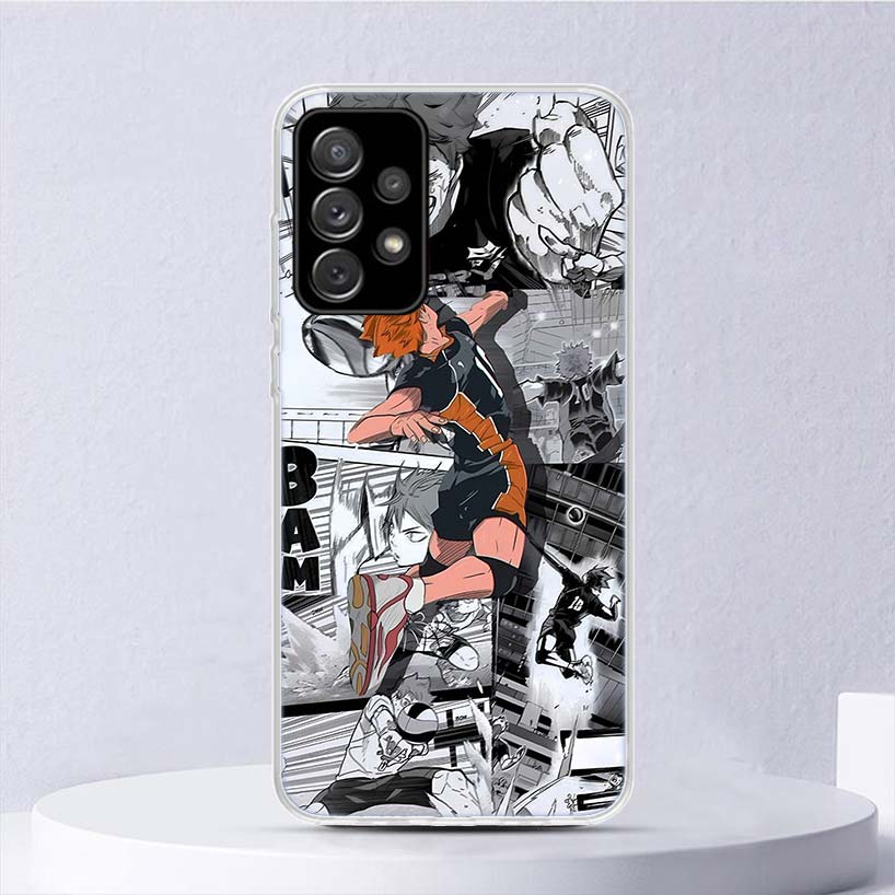 Haikyuu Oya Volleyball Anime Soft Case For Samsung Galaxy A17 A16 A26 A36 A56 A15 A14 A13 A55 A54 A53 Phone Cover A25 A35 A24 A3