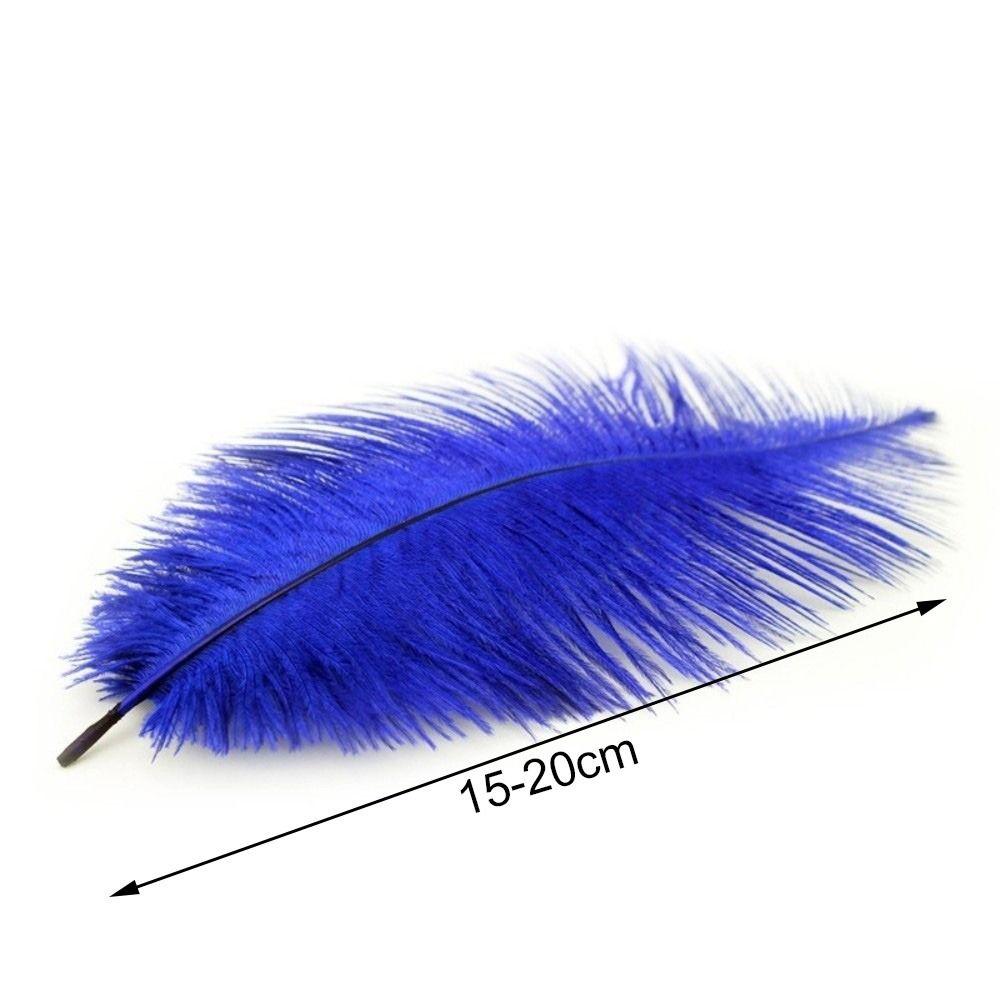 10Pcs Table Accessories Ostrich Feathers Stage Props Artificial Ostrich Feather Party Decoration