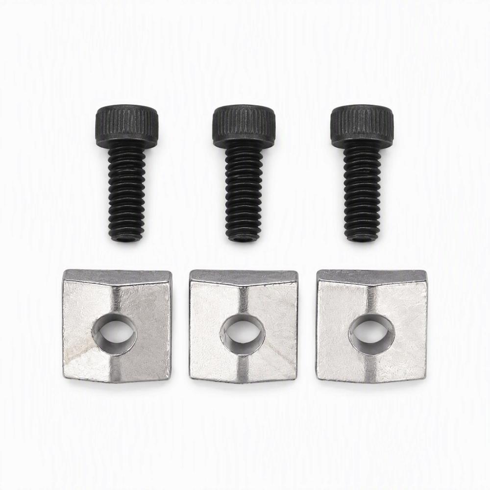3Sets Silver+Black Guitar String Lock Metal Guitar Accessories Set  Electric Guitar