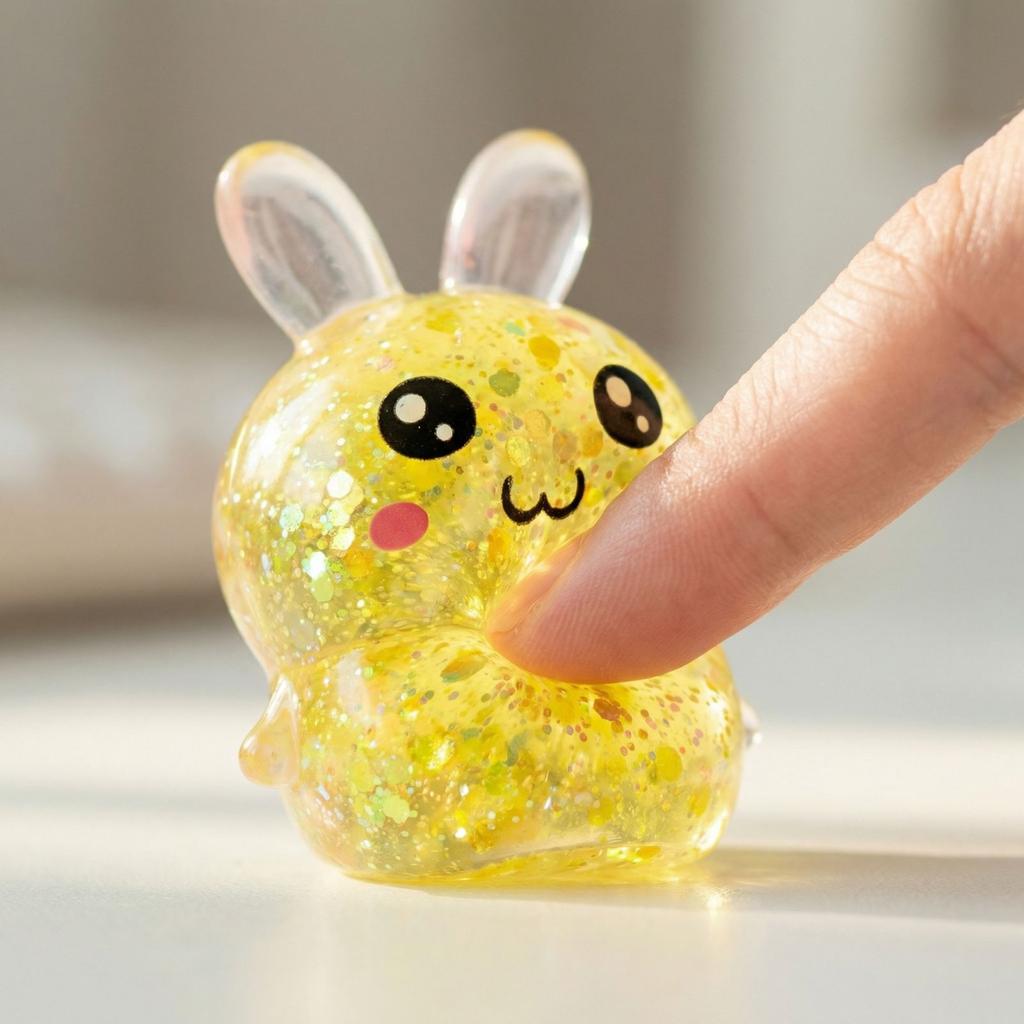 Easter Toy Stress-relieving Finger Ball  Creative Easter Basket Gift  Maltose Bunny  random Color 2ml