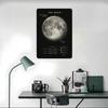 The Moon Printed Poster Customized Wall Art Retro Vintage Metal Tin Signs for Room Bedroom Decoration Gaming Office Decor House