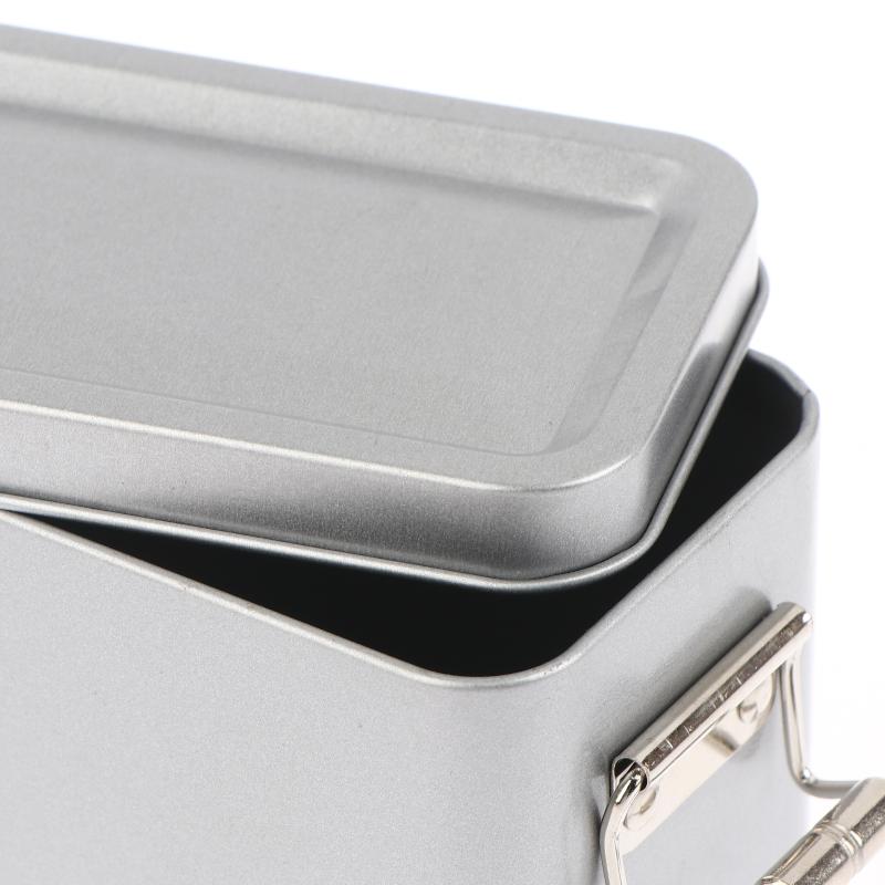Buckle Tin Box Rectangular Tinplate Box With Lid Metal Storage Box Cake Packaging Box With Buckle Candy Box