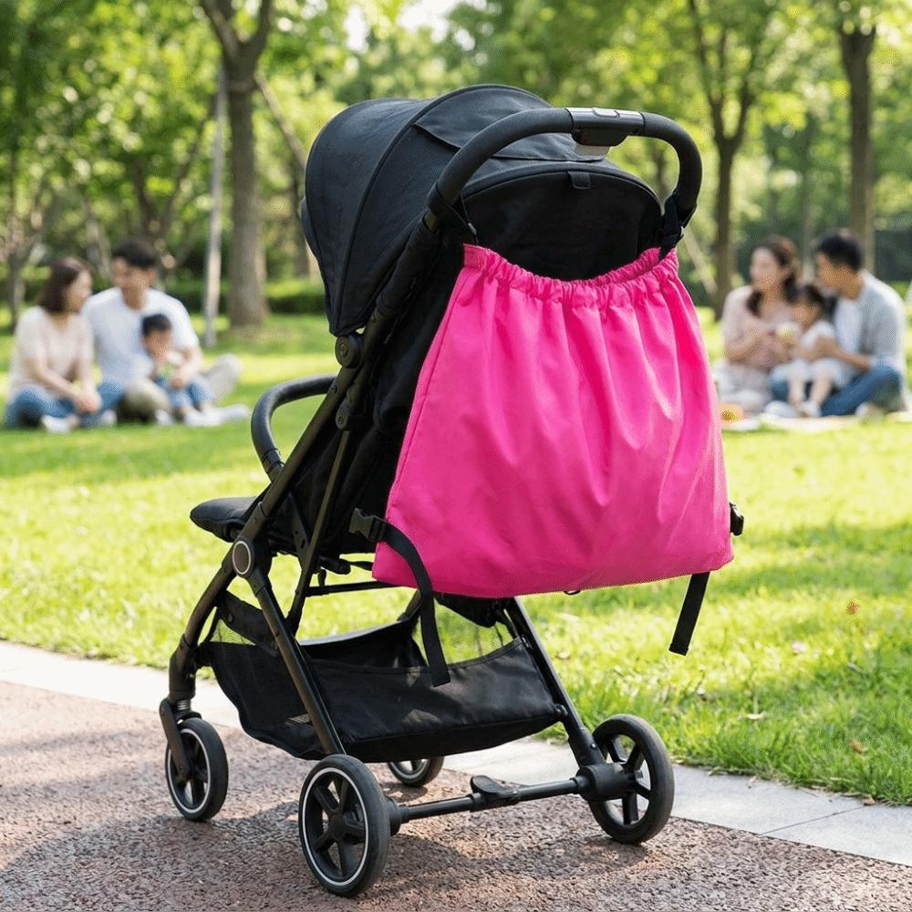 Large Capacity Stroller Hanging Bag Oxford Fabric Baby Stroller Bag Travel