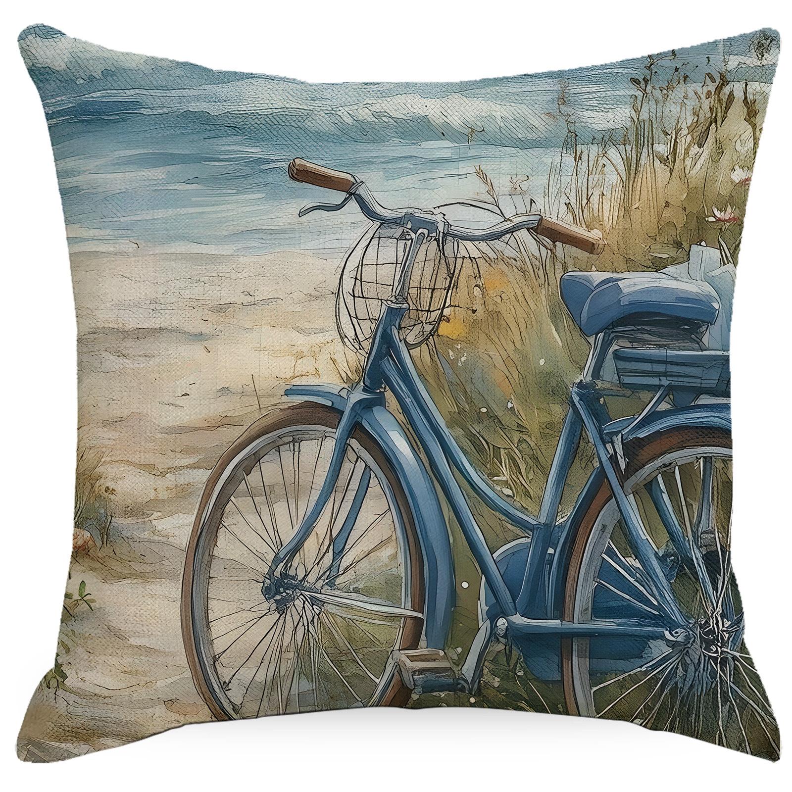 

Пляжная наволочка Coast Морская навигация Морская жизнь Льняная наволочка 45 * 45Cm