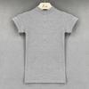 Dongdaemun Sexy Semi-Sheer Tight-Fit Short-Sleeve T-Shirt