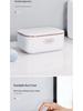 Wall-Mounted Drainable Soap Dish with Lid - No-Punching Bathroom Storage Rack for Home or Travel