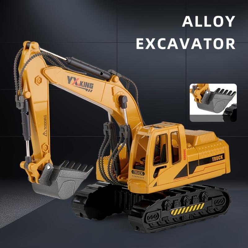 Simulation Alloy Excavator Toy, Inertia Driven Construction Vehicle, Kids Play Gift, Indoor Outdoor Universal