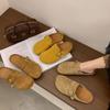 New Women's Shoes Half Slippers One-pedal Slippers Bag Head Slippers Versatile Casual Thick-soled Women's Slippers