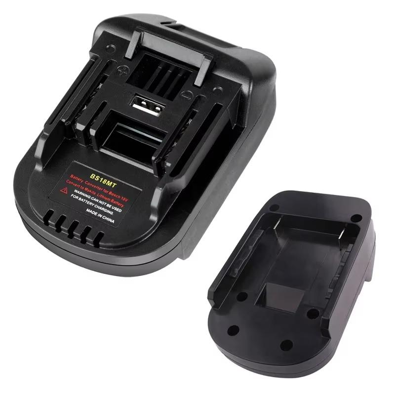 BS18MT Battery Adapter Converter USB For Bosch 18V BAT619G/620 Batteries Convert To For Makita 18V BL 1860 Lithium Battery