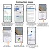 Mini GPS Tracker Tag for Android System Google Find My Device Portable Locator Key Bag Anti-Lost Smart Bluetooth Tracker