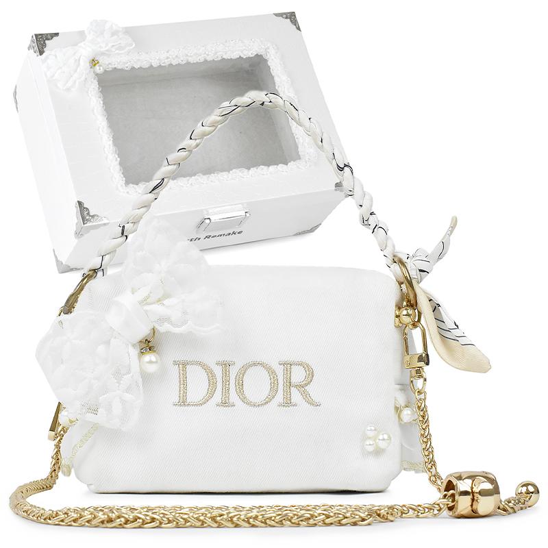 

DIOR Bag White Moon Flower-White Gift Box