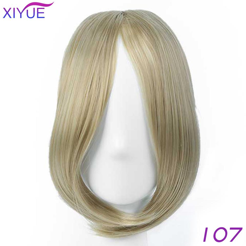 

XIYUE Бахрома із затискачем для волосся, чубчик Шиньон із затискачем для нарощеного волосся Термостійкий синтетичний накладний чубчик Накладка для волосся/чубчик