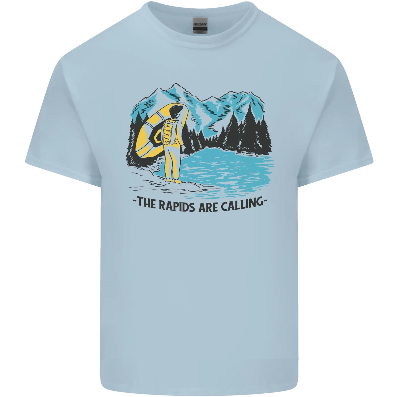 

White Water Rafting Whitewater Rapids Calling Kids T-Shirt Childrens S