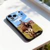 Funny Donkey Cute Phone Case For iPhone 17,16,15,14,13,12,11,Pro,Max,Plus,E,SE4,Air,Mini Black Precise Hole Matching