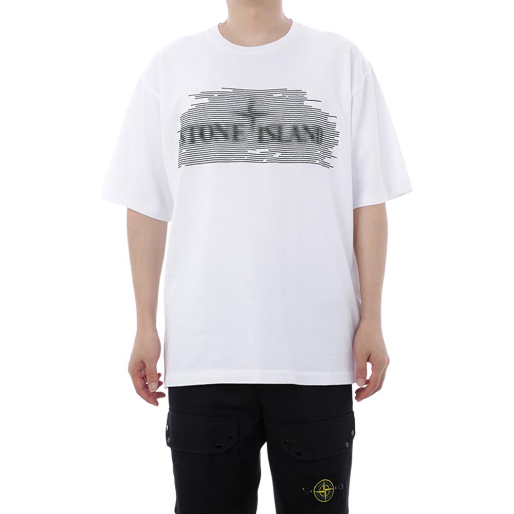 Stone Island Fitted Minimalist Casual Short Sleeve T-Shirt Men Tops 81152RC86-V0001-L