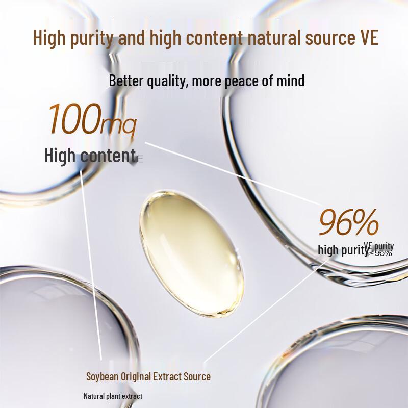 BYHEALTH Vitamin E Softgels, 100 Count