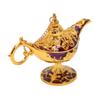 Arabian Lamp Wedding Party Vintage Zinc Alloy Legend Wishing Light Costume Party Decoration Gold