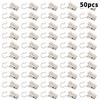 50/100Pcs Multifunctional Metal Stainless Steel Curtain Clips For Hanging Photos Drapes Decor Window Curtain Clamp Accessories