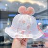 Cute Princess Baby Girl Summer Sun Hat Breathable Mesh Fisherman Bucket Cap UV Protection Lightweight Adorable Face Cover