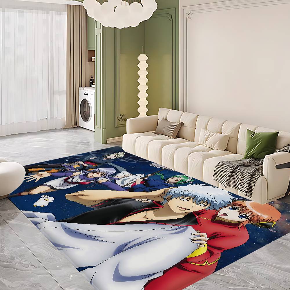 GINTAMA ANIME Bathroom Mat Anti-slip Absorb Water Long Strip Cushion Bedroon Mat Hotel Decor Mat
